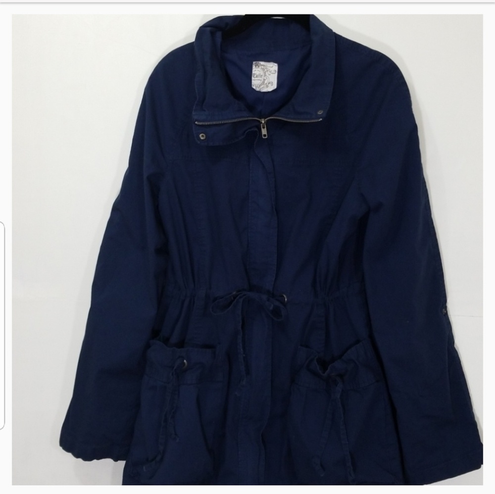 TULLE Dark Navy Utility Jacket